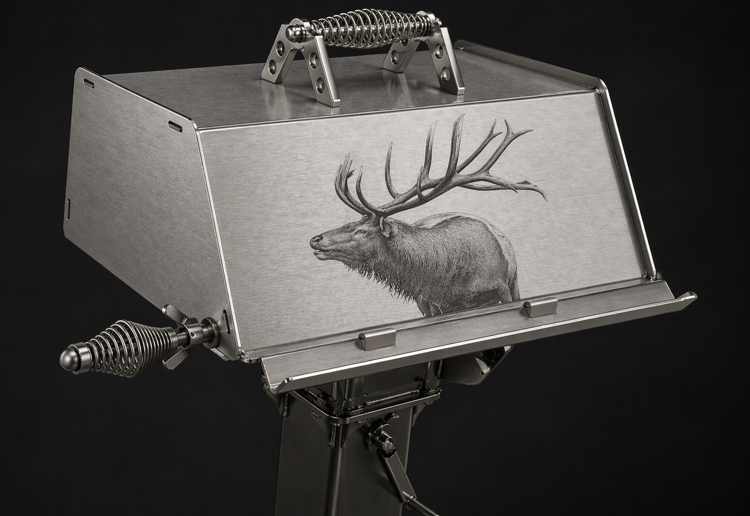Custom Vapor-Blasted & Laser-Etched Lid