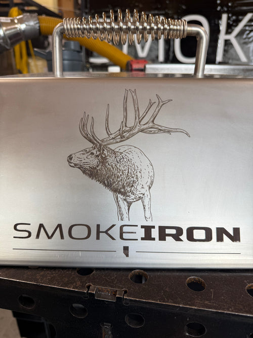 Custom Vapor-Blasted & Laser-Etched Lid